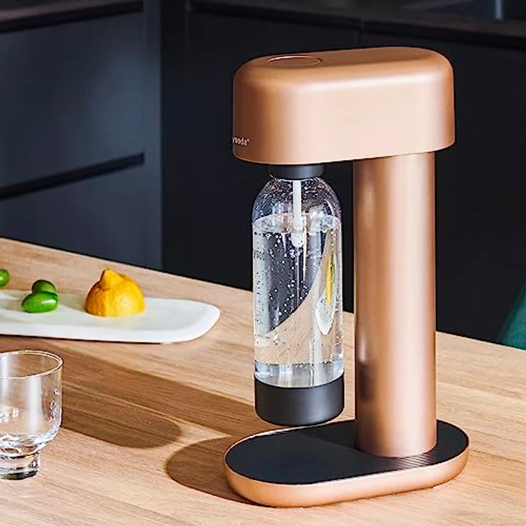 Mysoda: Ruby Wassersprudler aus Aluminum mit 1L und 0.5L Quick-Lock BPA-frei Plastikflaschen (ohne CO2-Zylinder) - Weiß - Preisvergleich – Bild 5