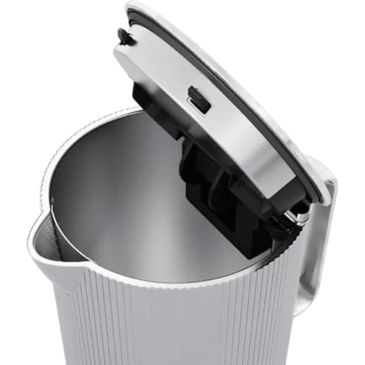 Georg Jensen Wasserkocher Bernadotte Edelstahl, 1,5 l, Art Déco-inspiriertes Design, LED-Lichtanzeige, Edelstahloberfläche – Bild 5