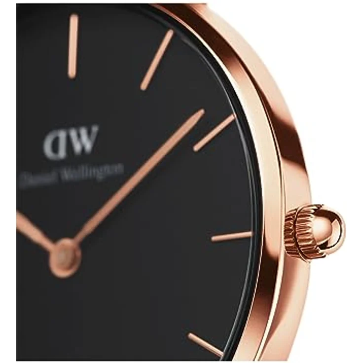 Daniel Wellington Petite Uhr 32mm Double Plated Stainless Steel (316L) Rose Gold, Damenuhr mit veredeltem Edelstahl 316L in Roségold – Bild 5
