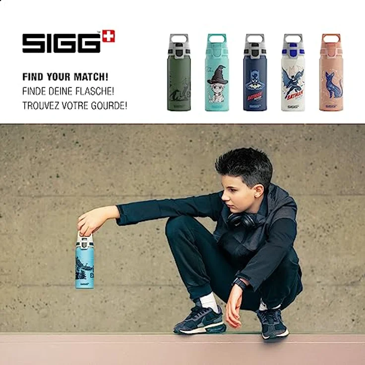 SIGG BRAVE EAGLE 0.6 L Trinkflasche ALU mit WMB ONE TOP, BPA frei, Auslaufsicher, Co# tauglich – Bild 5