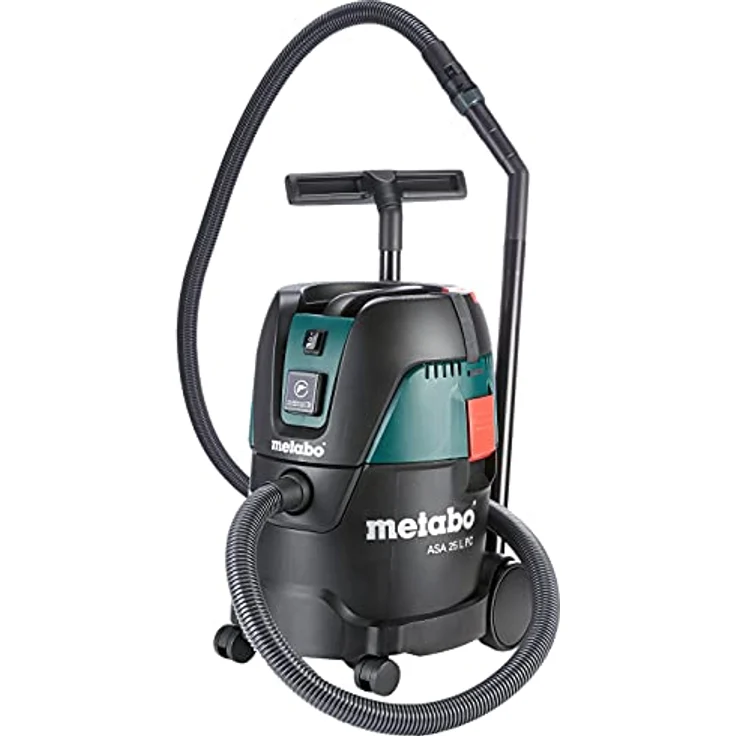 Metabo Allessauger / Nass Trockensauger mit Steckdose ASA 25 L PC (602014000) Industriesauger mit starker Saugleistung, 7.5m Kabel, inkl. Düsen-Set – Bild 1