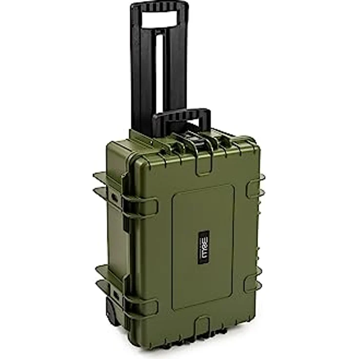B&W Transportkoffer Outdoor Typ 6700 bronze-grün mit variabler Facheinteilung, Trolley Koffer, ideal auf Tour - wasserdicht nach IP67 Zertifizierung, staubdicht, bruchsicher und unverwüstlich – Bild 2