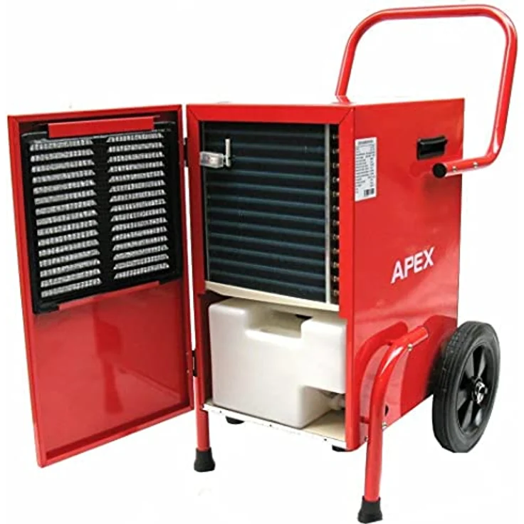 D&L Bautrockner Luftentfeuchter 55281 Raum Entfeuchter 50L Trockner Lufttrockner AWZ, mit elektronischem Hygrostat, stromsparend (silber) – Bild 3