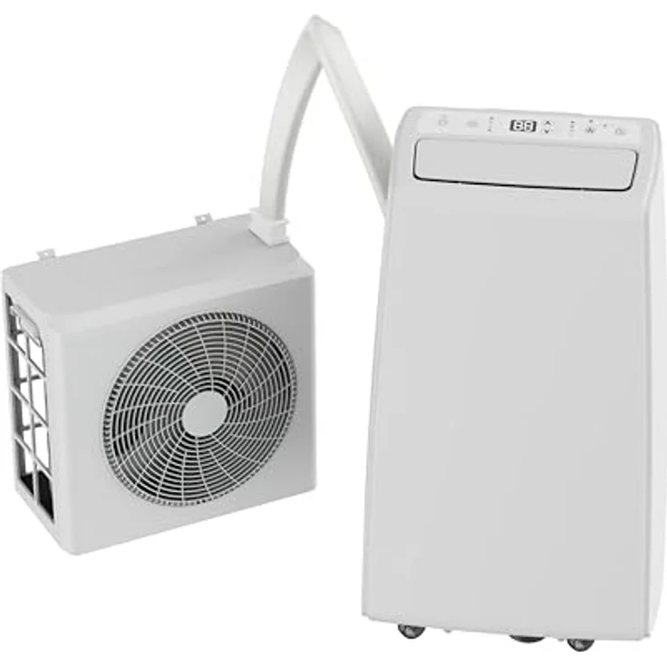 FM SOLAR Mobile Klimaanlage mit WiFi, 12.000 BTU, Heizung, für Räume bis 42 m², weiß – Bild 4