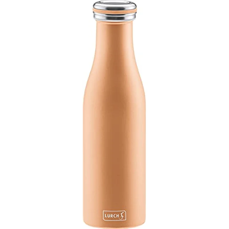 Lurch 240941 Thermo-Flasche für heiße und kalte Getränke aus Doppelwandigem Edelstahl, 0,5l, – Bild 2