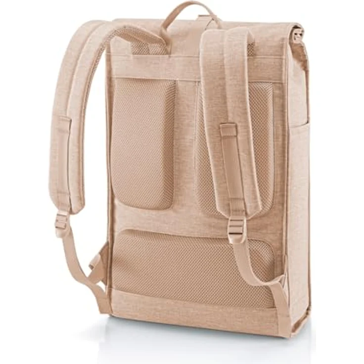 "REISENTHEL® Einkaufsshopper urban rolltop twist coffee - Flexibler Rolltop-Verschluss, wasserabweisend, gepolsterte Schultergurte" – Bild 4