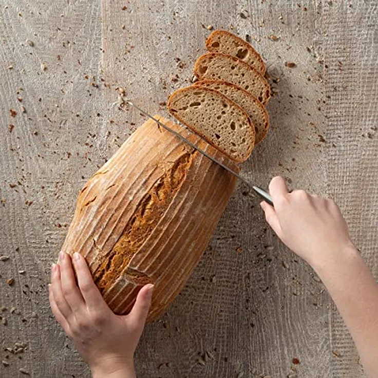 Zenker Gärkorb länglich 30 cm – Gärkörbchen aus natürlichem Rattan für selbstgemachtes Brot – Versorgt Teig mit Sauerstoff für lockere und luftige Brote – Bild 3