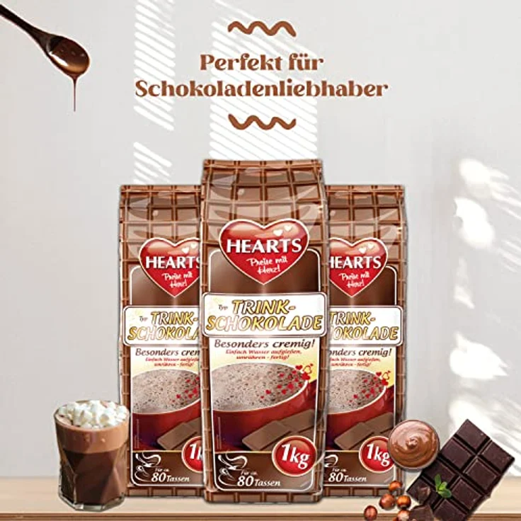 Hearts Trinkschokolade 1kg – Bild 8