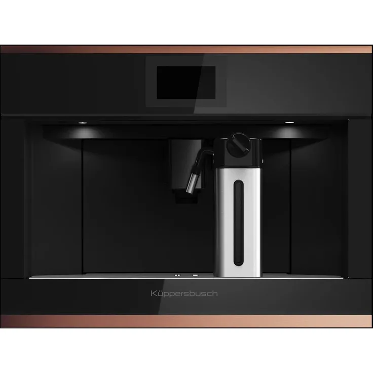 Küppersbusch CKV6800.0S DK6, Vollautomatische Kaffeemaschine mit TFT-Touch-Display, Copper/Kupfer, 16 Programme, höhenverstellbarer Kaffeeauslauf, herausnehmbarer Milchbehälter