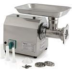 Zelsius Profi Edelstahl Fleischwolf elektrisch | 750W - 150kg/h | Faschiermaschine aus Edelstahl, Wurstmaschine in Gastro Qualität | Fleischmaschine mit Wurstfüller, Sausage Maker