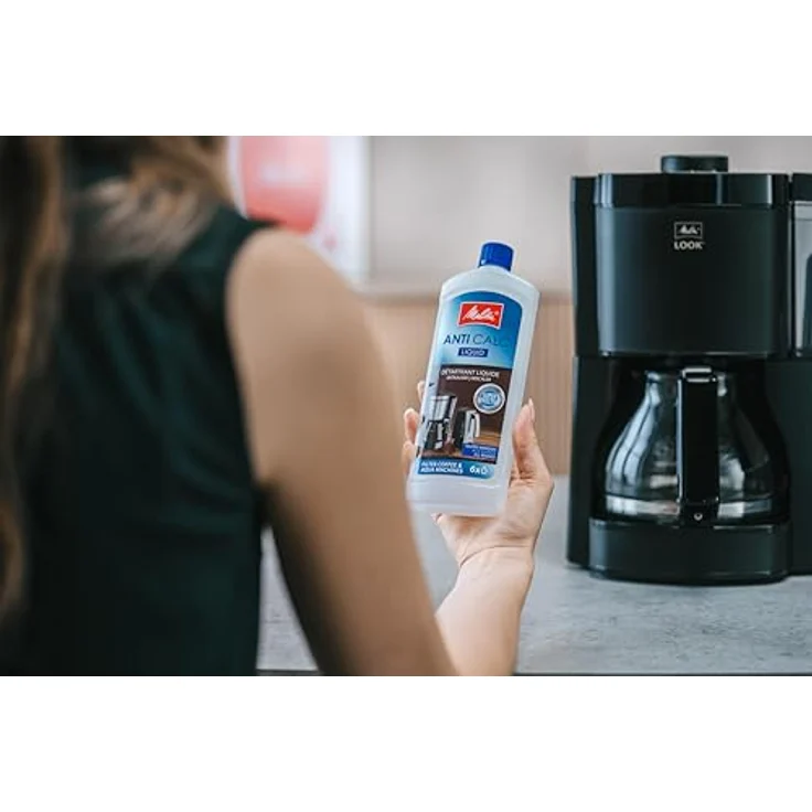 Melitta Look - Filterkaffeemaschine mit Glaskanne und entnehmbarem Wassertank, für bis zu 10 Tassen Kaffee, schwarz – Bild 3