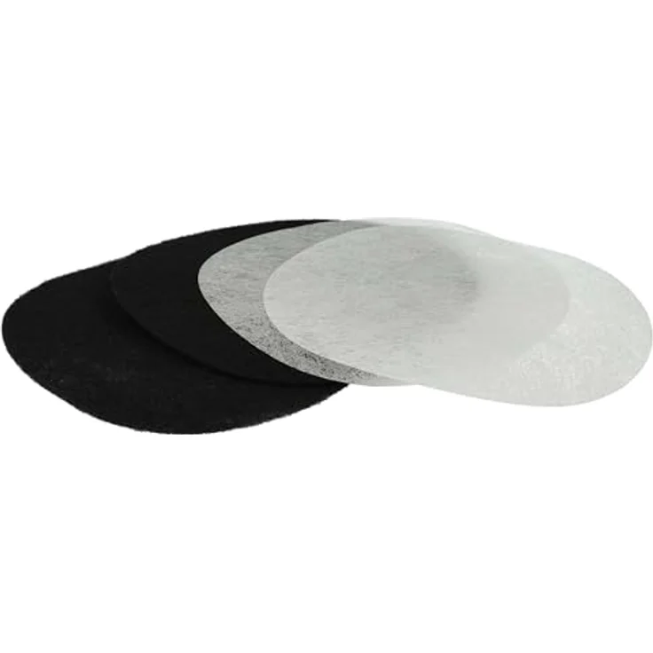 vhbw 8-teiliges Filter-Set für Fritteuse, 4x Aktivkohlefilter und 4x Fettfilter, kompatibel mit Moulinex T-41, T-42, T-43, schwarz/weiß – Bild 9