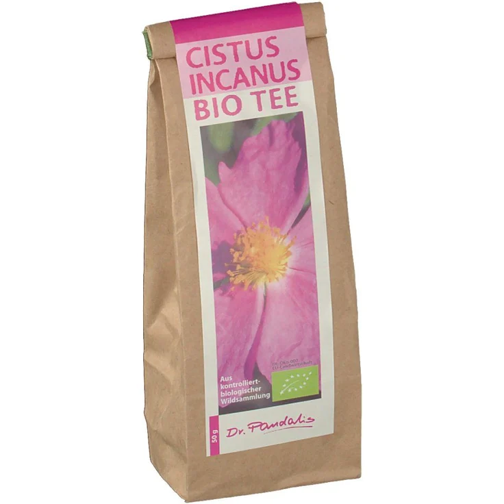Dr. Pandalis Cistus Incanus Bio Tee 50 g, Kräutertee aus hochwertiger Bioqualität
