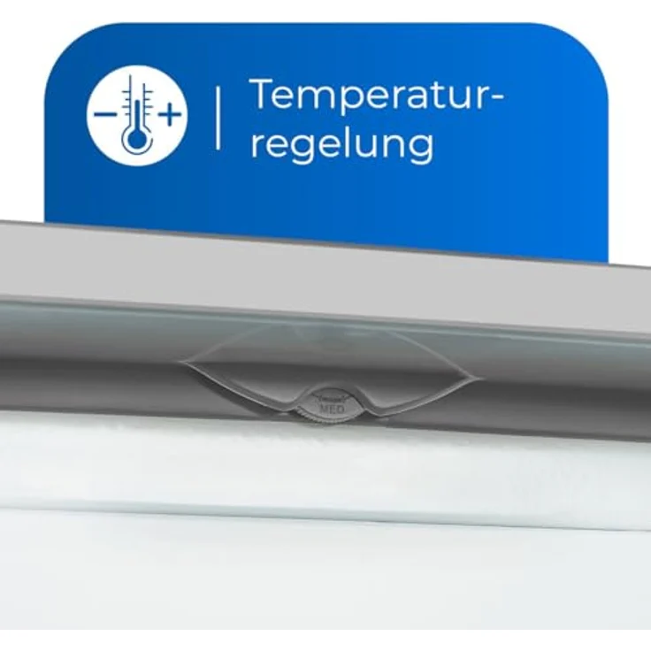 exquisit Gefrierschrank freistehend Silber 87 L EEK: C Eisschrank 55cm breit – Bild 4