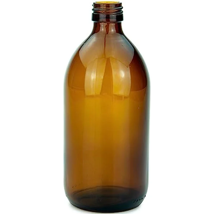 mikken 2 Seifenspender 500 ml Lotionspender aus Braunglas, BPA frei, lebensmittelecht inkl. 1 Trichter – Bild 4