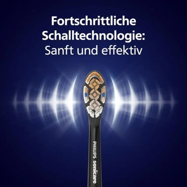 Philips Sonicare DiamondClean 9900 Prestige, elektrische Zahnbürste mit SenseIQ Technologie, App, 5 Putzmodi, 3 Intensitätsstufen, Reiseladeetui, schwarz, Modell HX9992/43 – Bild 5