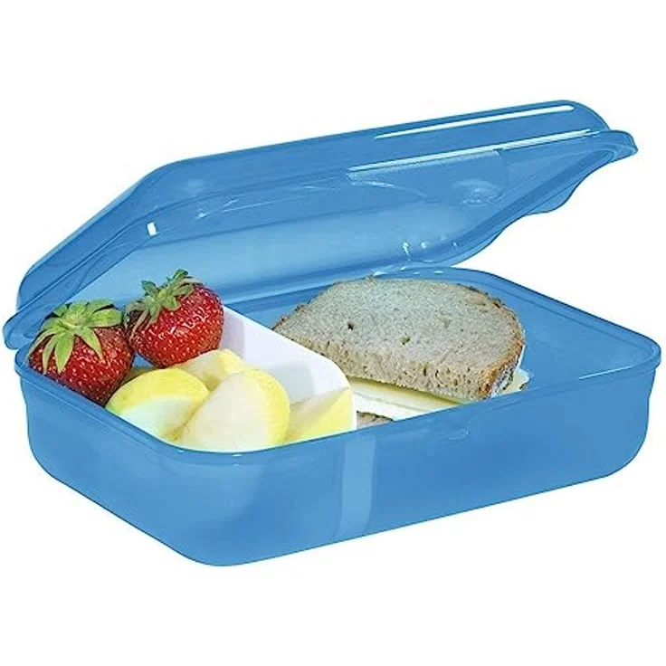 Step by Step Lunchbox mit Klickverschluss, spülmaschinengeeignet, Kunststoff, BPA-frei – Bild 2