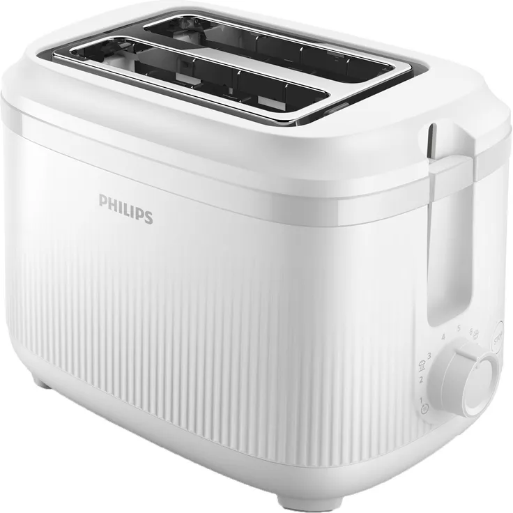 Philips HD2511/00, Toaster mit 2 Scheiben, 900 W Leistung, grau