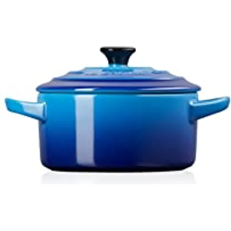 Le Creuset Mini-Cocotte aus Steinzeug, 200 ml, 10 x 5 cm, Azure, 71901102200100 – Bild 3