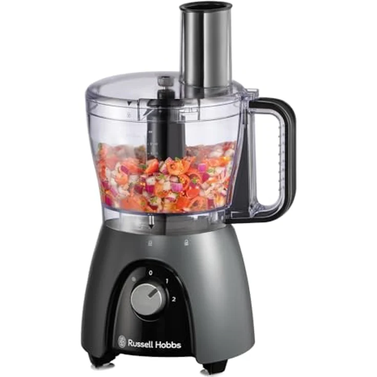 Russell Hobbs Küchenmaschine Food Processor (900W Hochstleistung, 2-in-1 Funktion, Matte Charcoal) – Bild 2