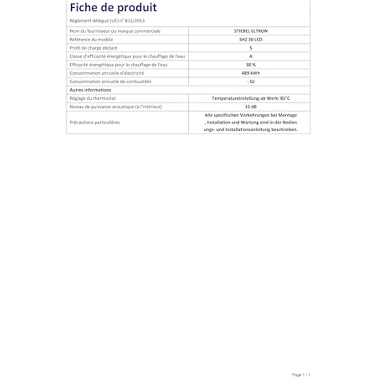Stiebel Eltron Wand-Speicher SHZ 30 LCD 30 Liter, druckfest mit elektronischer Regelung und LC-Display – Bild 9