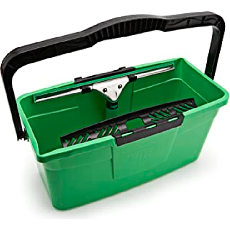 Unger Eimer 12 Liter (für Einwascher bis Breite 35 cm, mit Literskala, inkl. Sieb als Ablage, rechteckige Form) QB12B – Bild 2
