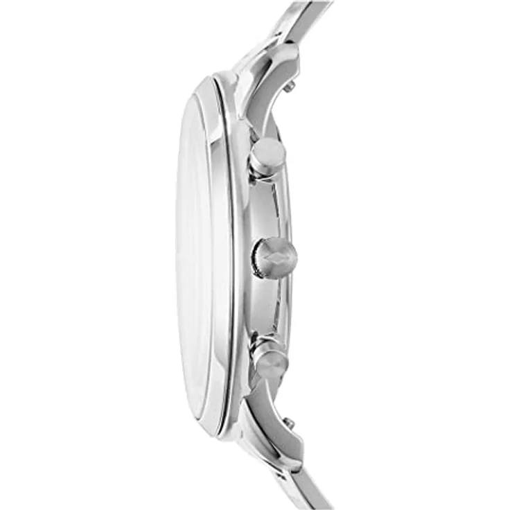 Fossil Herrenuhr Neutra, QuarzChronographenwerk, 44 mm silbernes Edelstahlgehäuse mit Edelstahlarmband, FS5384 – Bild 3