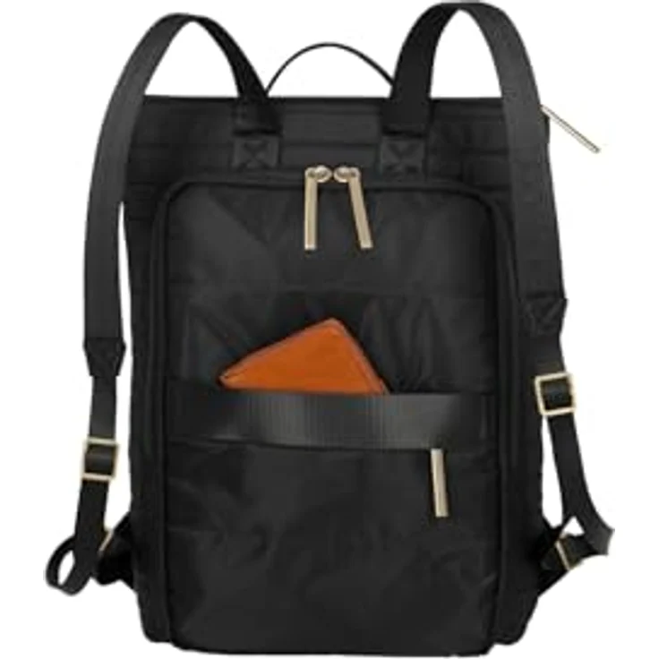 travelite Freizeitrucksack BARBARA STEPP, mit Safety-Reißverschlussfach und Aufsteckfunktion, schwarz – Bild 3