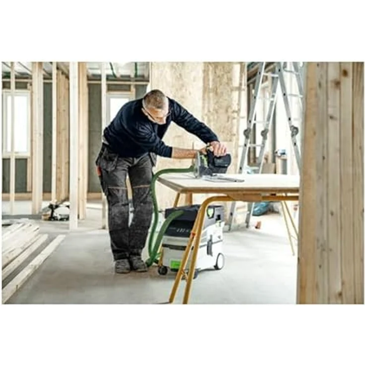 Festool Akku-Absaugmobil CLEANTEC CTMC MIDI I-Basic, mobiler Nass- und Trockensauger mit Bluetooth Autostart und 36 V Turbine – Bild 6