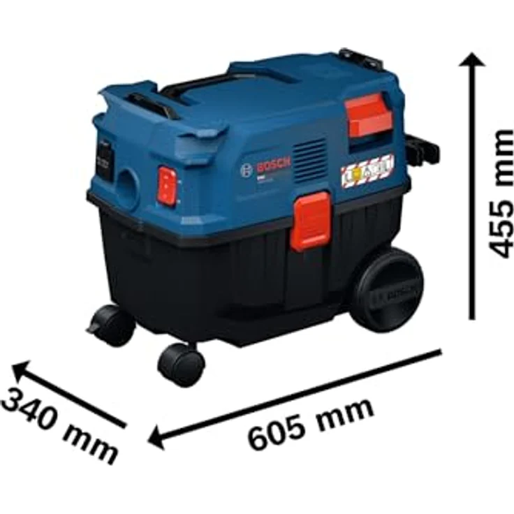 Bosch Professional GAS12-25LS, Nass-/Trockensauger 1200W mit SFC-System und IPX4-Schutz – Bild 2