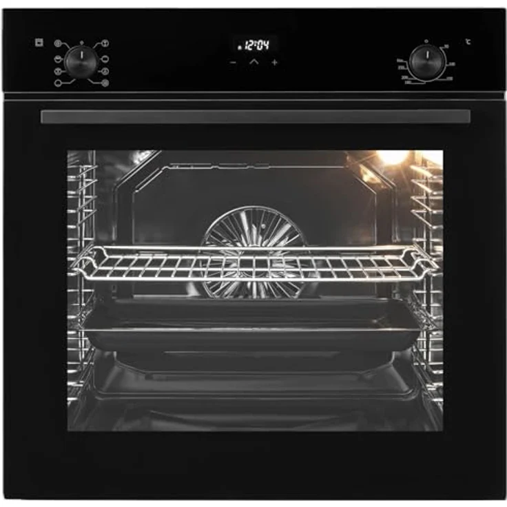 Oranier Einbau-Backofen 60 cm, 9 Funktionen, 3D Heißluft, Umluft-Grill, CLEAN UP-Emaillierung, Vollglas-Innentür, versenkbare Knebeln – Bild 1