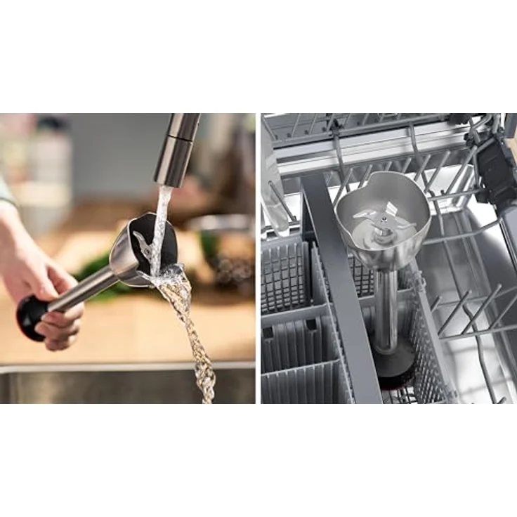 Bosch, Stabmixer, ErgoMaster Serie 4, 1000 Watt, dynamische Geschwindigkeitsregelung, QuattroBlade System, Zubehör inklusive, MSM4B621 – Bild 5