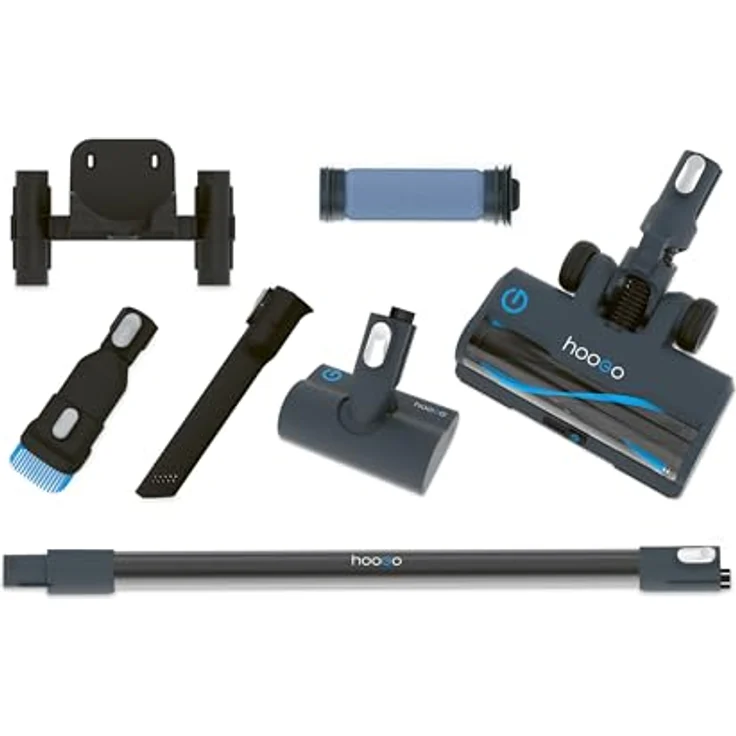 hoogo S7 Handstaubsauger, Beutellos mit HEPA-Filter, 60 Min Laufzeit, 500 ml, Schwarz, versandkostenfrei – Bild 9