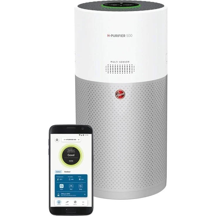 Hoover HHP 50 CA 011 H-Purifier 500, weiß Luftreiniger – Bild 3
