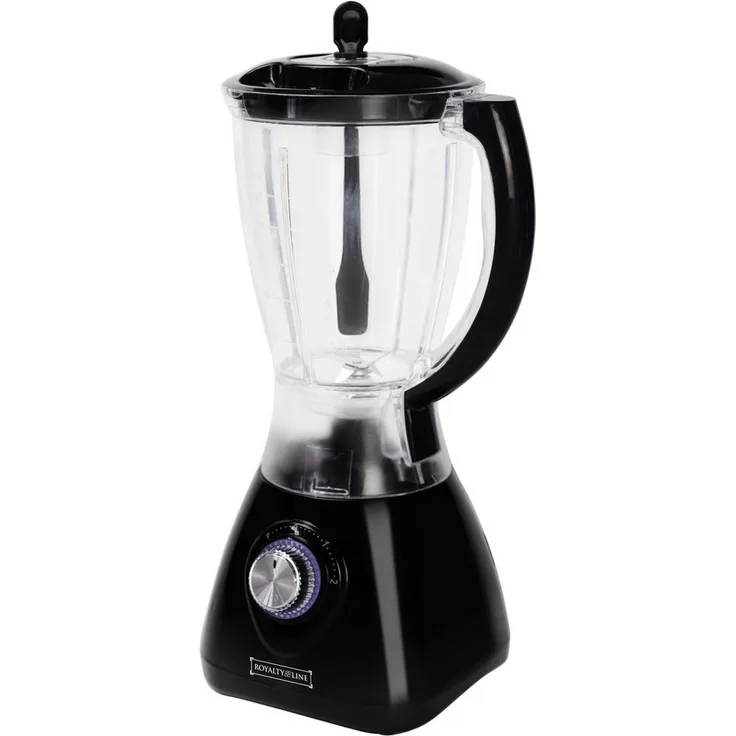 Royalty Line SM400P.2L, Standmixer mit 1,5L Behälter, 500 W, 2 Geschwindigkeitsstufen, Pulsfunktion und Mahlaufsatz für Kaffeebohnen, Nüsse und Kräuter