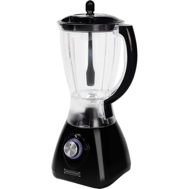 Royalty Line SM400P.2L, Standmixer mit 1,5L Behälter, 500 W, 2 Geschwindigkeitsstufen, Pulsfunktion und Mahlaufsatz für Kaffeebohnen, Nüsse und Kräuter
