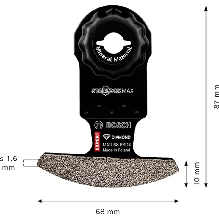 Bosch EXPERT MATI 68 RSD4, Eckensägeblatt 68 x 10 mm mit Diamond Technology und StarlockMax System – Bild 3