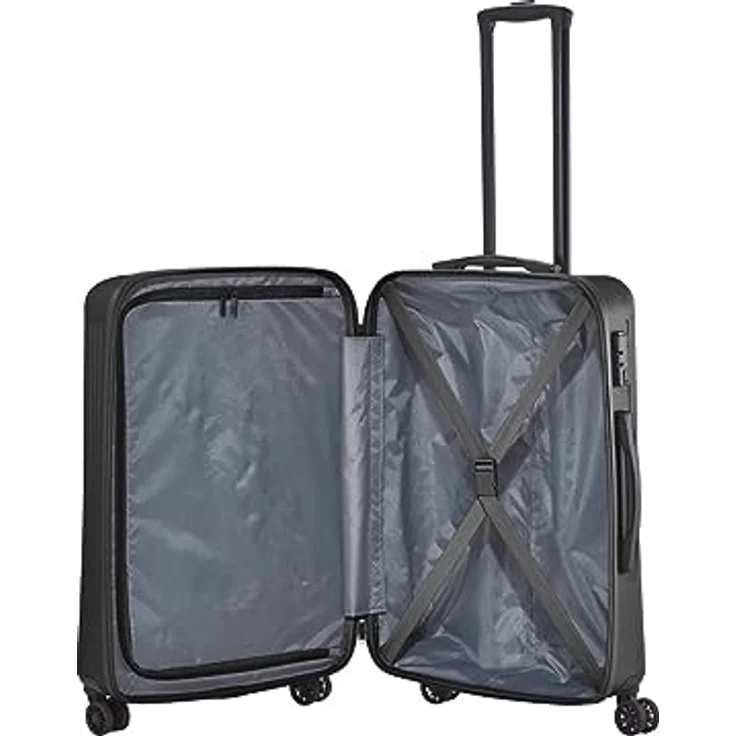 travelite 4-Rad Hartschalenkoffer mittelgroß 65 Liter, Gepäck Serie BALI: ABS Hartschalen Trolley mit TSA Kombinationsschloss, 67 cm – Bild 5