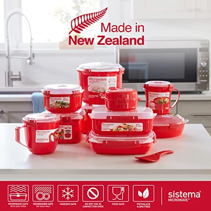Sistema Microwave Teller, 1,3 l, rot – Bild 6