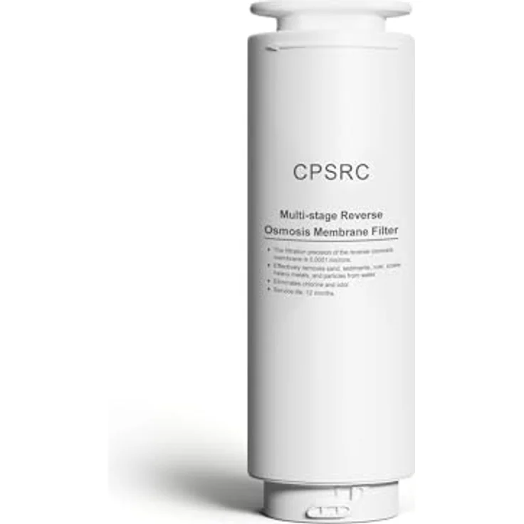 Klarstein 75G Osmose-Wasserfilter - 5-Stufiger PP+C+RO Wasserfilter mit 0,0001 Mikron Präzision, Entfernt 99,99% Schadstoffe, Einfache Twist-In Installation, Lange Lebensdauer bis zu 12 Monaten – Bild 1