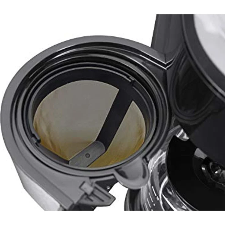 Caso 1856 Grande Aroma 100-Design Kaffeemaschine, 10 Tassen Kaffee Kaffeemschine mit Kegelmahlwerk, 1000, 1.4 liters, Edelstahl, schwarz – Bild 6