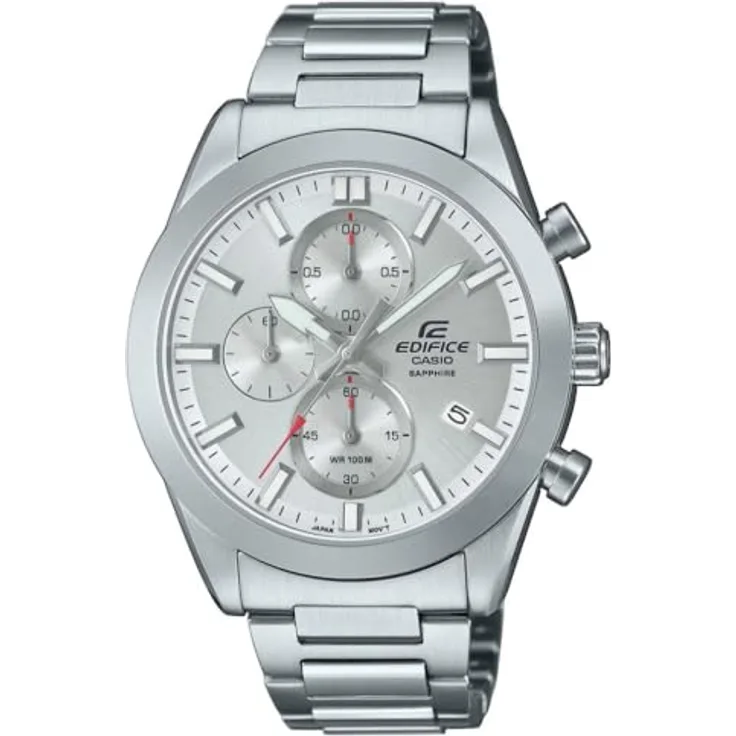Casio Armbanduhr EFB-710D-7AVUEF, Edelstahlgehäuse, Silber, Saphirglas