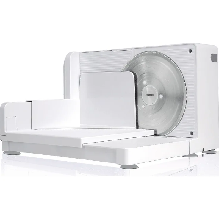RGV SMARTY 170 elektrische Schneidemaschine 120 W Weiß ABS Kunststoff, für Weiche Aufschnittware und Gemüse geeignet