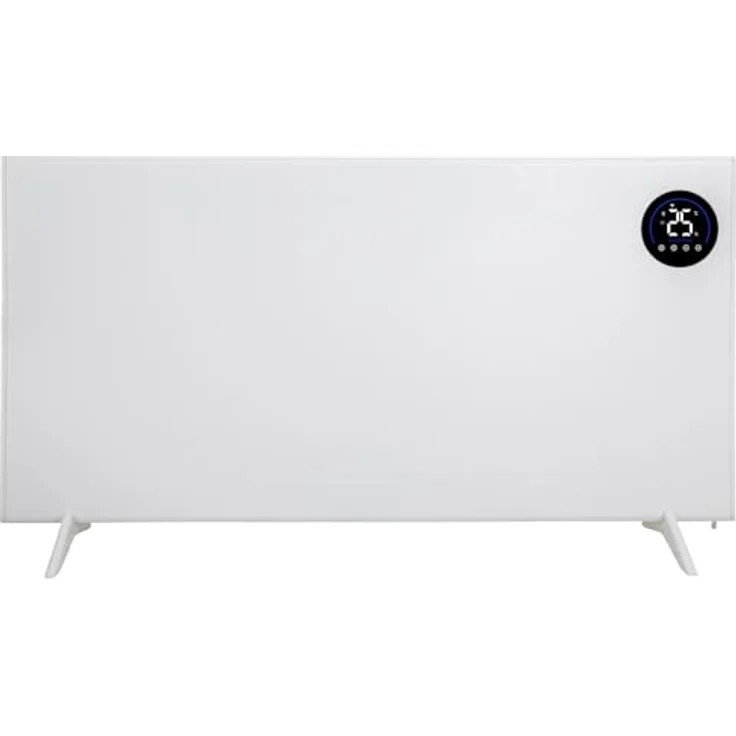 Heidenfeld Infrarotheizung & Konvektor HF-HP150 | 1000 Watt bis 25 m² | Hybrid Heizung | Steuerung via App | Fernbedienung | Touch-Bedienfeld | Infrarot Heizkörper mit Thermostat (HF-HP150 1000 Watt) | Weiß – Bild 2