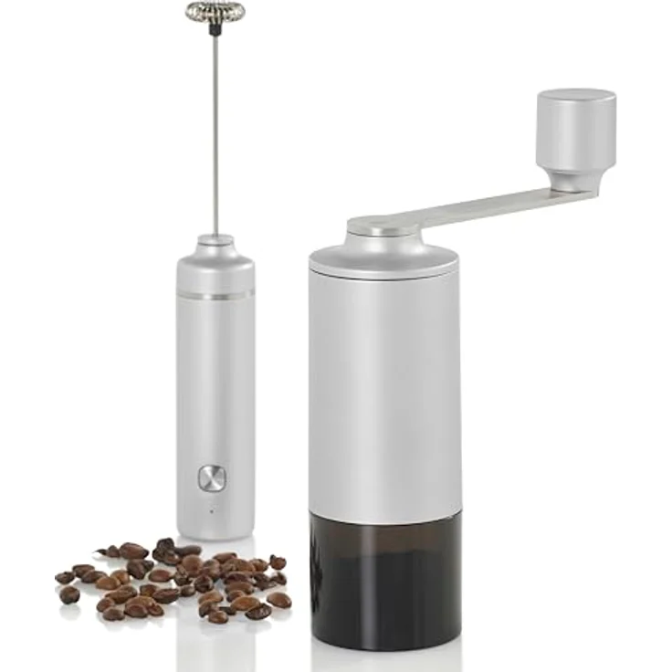 AdHoc MC12 Kaffeemühle Moro, manuelle Mühle mit CeraCutXL Keramikmahlwerk, stufenlos einstellbar, CAP-System & Aromaschutz, dark grey – Bild 5