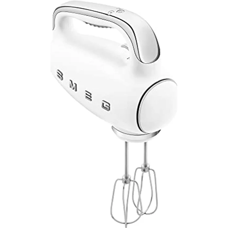 Smeg HMF01WHEU Handmixer im 50er Jahre, 250W, 9 Geschwindigkeiten, Kunststoff, weiß – Bild 5