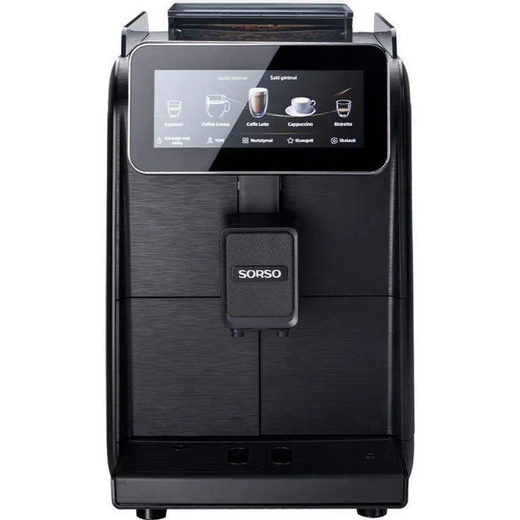 SORSO TERRA T2, Kaffeevollautomat mit 19 Getränkespezialitäten, 6,9-Zoll Touchdisplay und automatischem Milchsystem