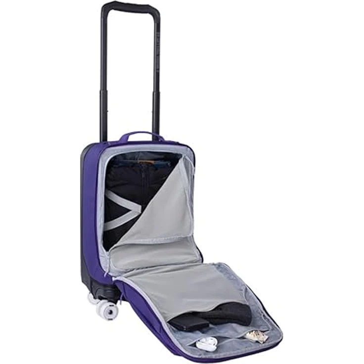 Evoc 4 Rollen Kabinentrolley 55 cm mit Laptopfach, violet-black – Bild 9