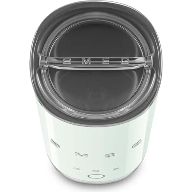 Smeg MFF02PGEU Milchaufschäumer, 50er-Jahre Design, für heiße und kalte Milch, keramische Beschichtung, automatische Abschaltung, grau – Bild 6