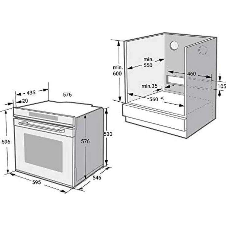 KKT KOLBE Backofen und Induktionskochfeld SET8017IH77FZ, eingebautes Set mit SensorTouch, Katalysereinigung und 11200W Leistung – Bild 7